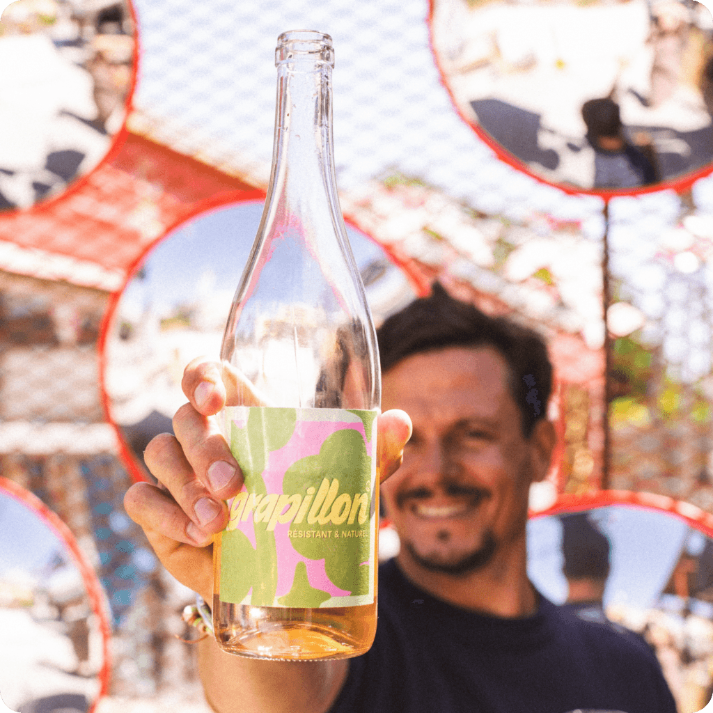 Grapillon rosé cépage résistant pierre & antonin